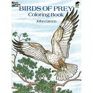 Birds of Prey Coloring Book -- John Green